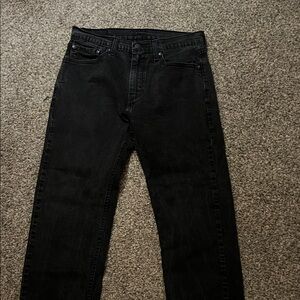 Levi's Men's Straight Black Jeans